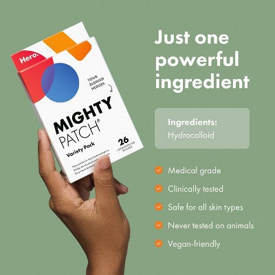 Hero Cosmetics Mighty Patch Variety Acne Pimple Patches 26ct - New