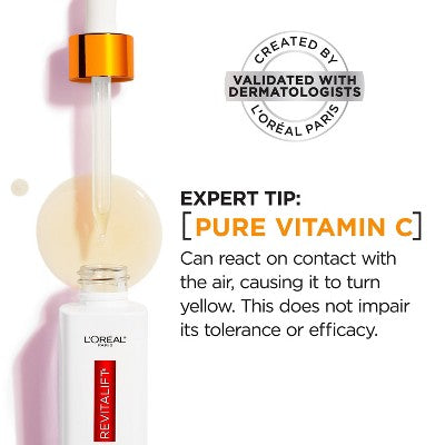 L'Oreal Paris Revitalift 12% Vitamin C + E + Salicylic Serum 1 fl oz - Missing Box