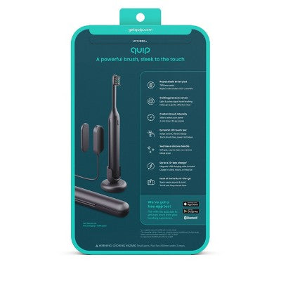 quip Ultra Next Generation Smart Sonic Electric Toothbrush Onyx - Imperfect Box