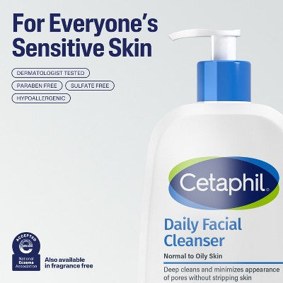 Cetaphil Daily Facial Cleanser 20 fl oz - New