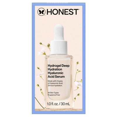 Honest Beauty Hydrogel Deep Hydration Hyaluronic Acid Serum with Rambutan 1 fl oz - Imperfect Box