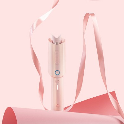 TYMO Curlgo Cordless Auto Curling Iron Pink 1" - Imperfect Box