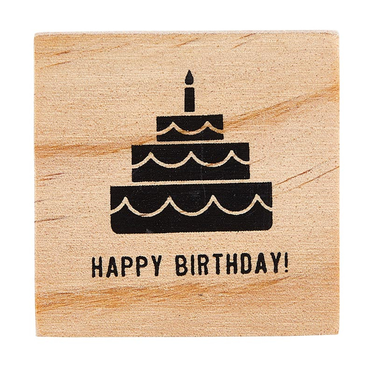 Happy Birthday Treasure Box Earrings | Cake-shaped Earrings in Wooden Gift Box - Osadia Concept Store