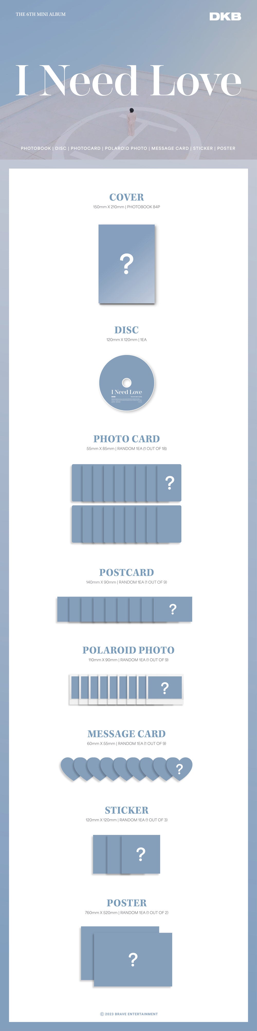 DKB 6th Mini Album - I Need Love