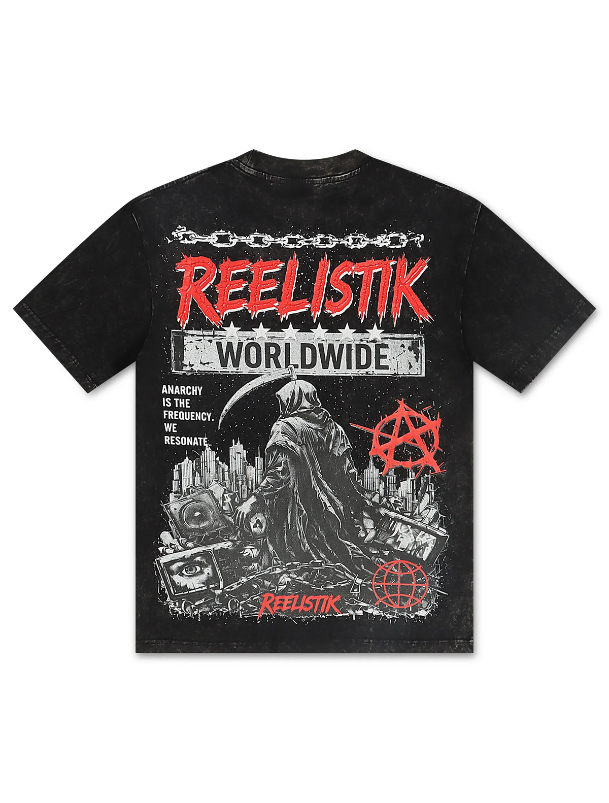 Reelistik Resonate Tee - Black