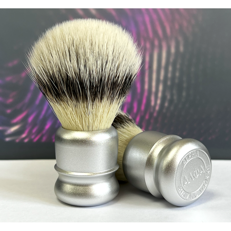 Alpha Brush & Shaving Co. Travel S21 C/W Simpsons Tube Shaving Brush