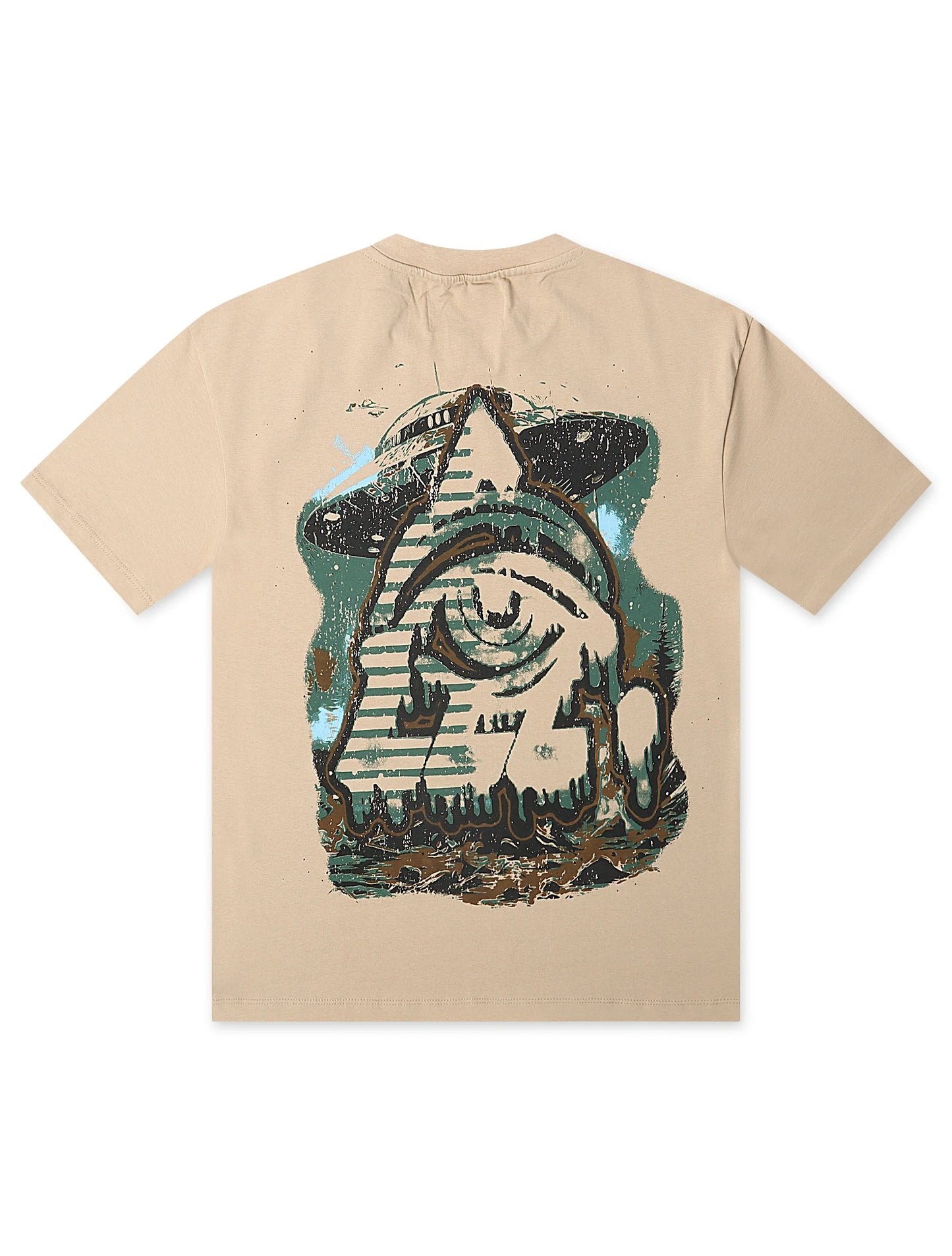 Starseed Here On A Mission Tee - Beige