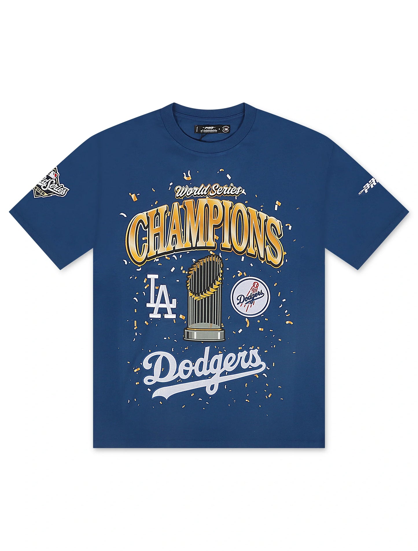 Pro Standard Dodgers World Series Champions Tee - Blue