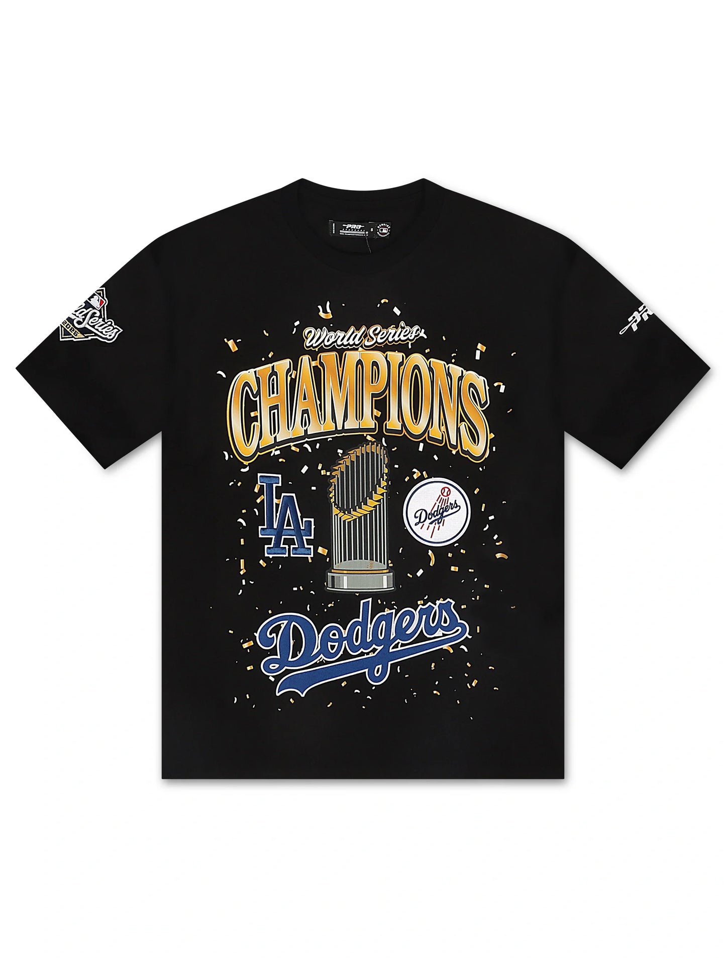 Pro Standard Dodgers World Series Champions Tee - Black