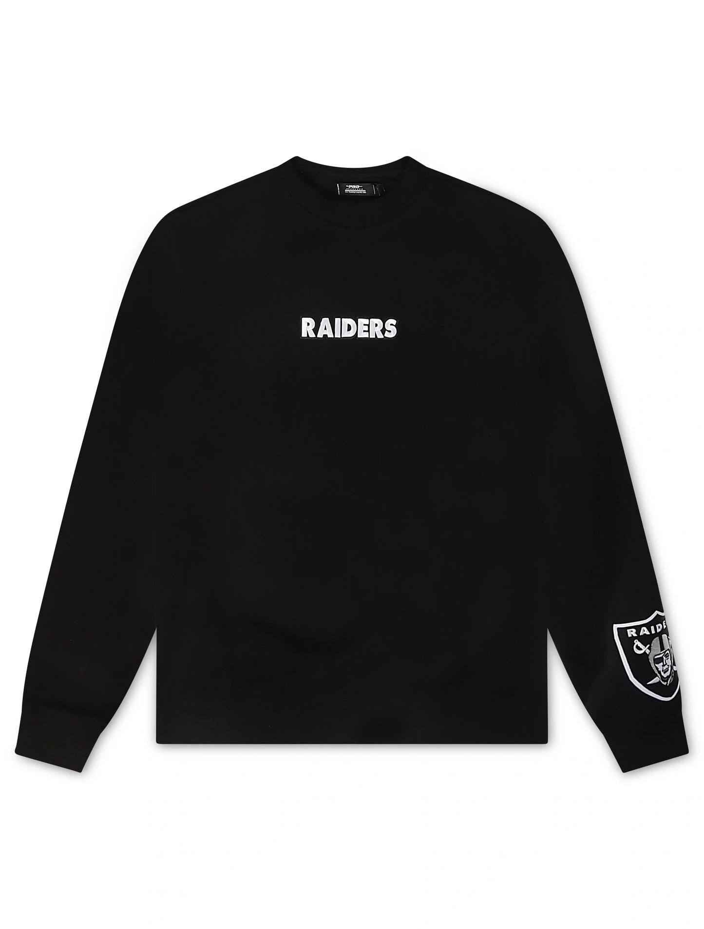 Pro Standard Raiders Wingspan Drop Shoulder Crewneck - Black