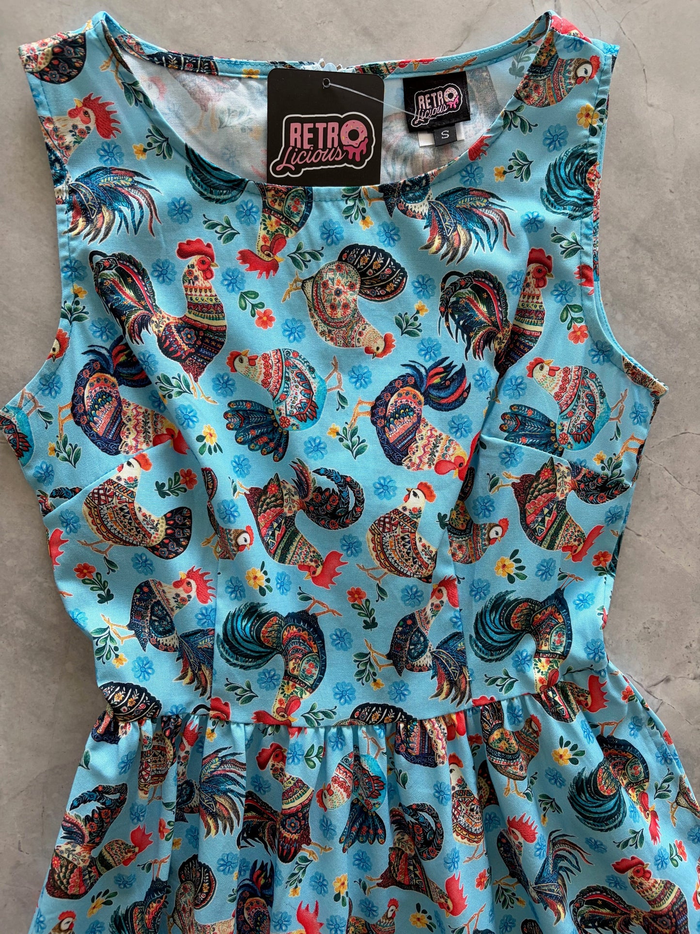 Chicken Vintage Dress