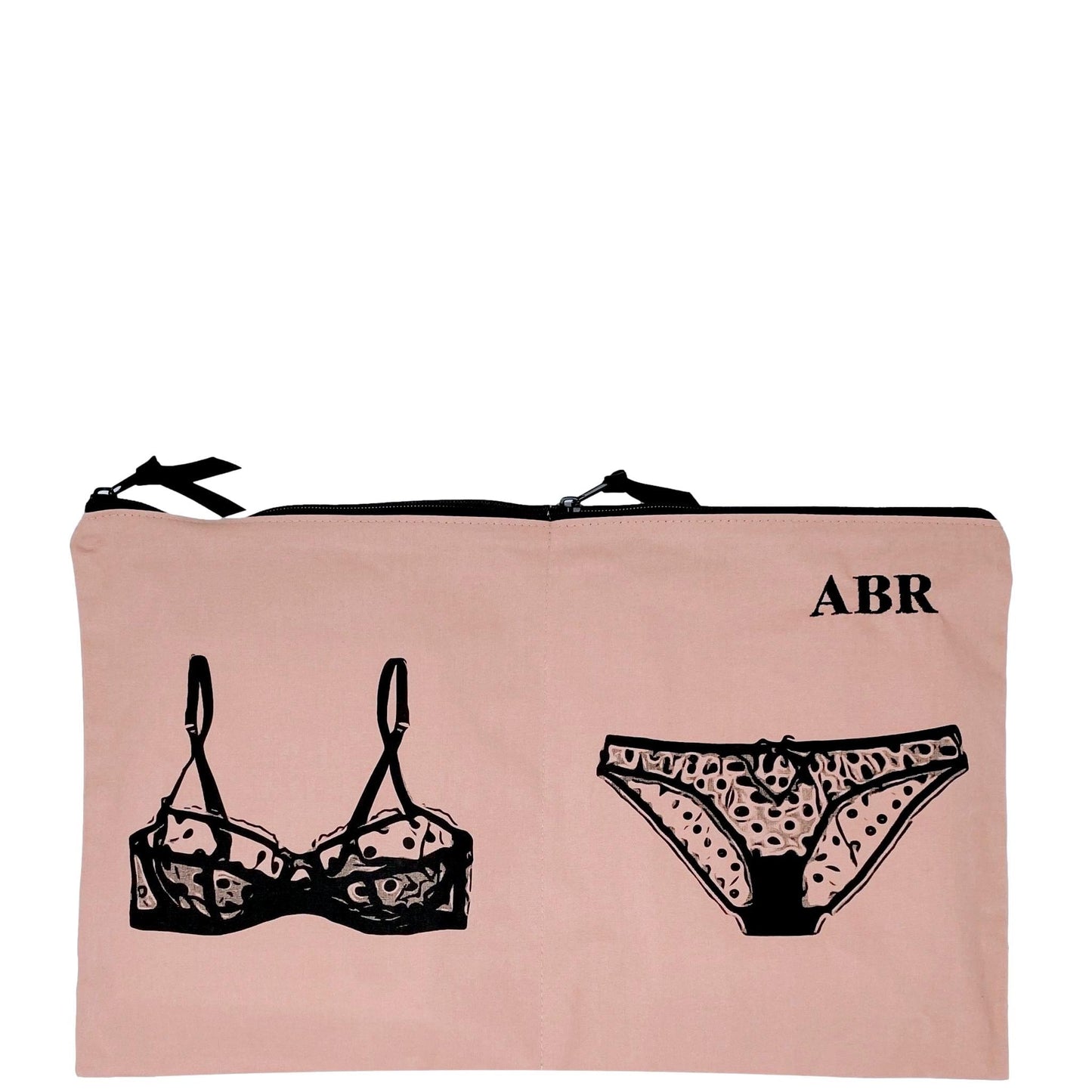 Double Lingerie Packing Pouch, Pink/Blush - Osadia Concept Store