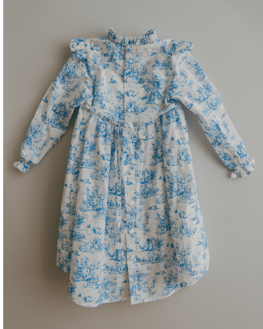 Aoki Dress-Blue Toile