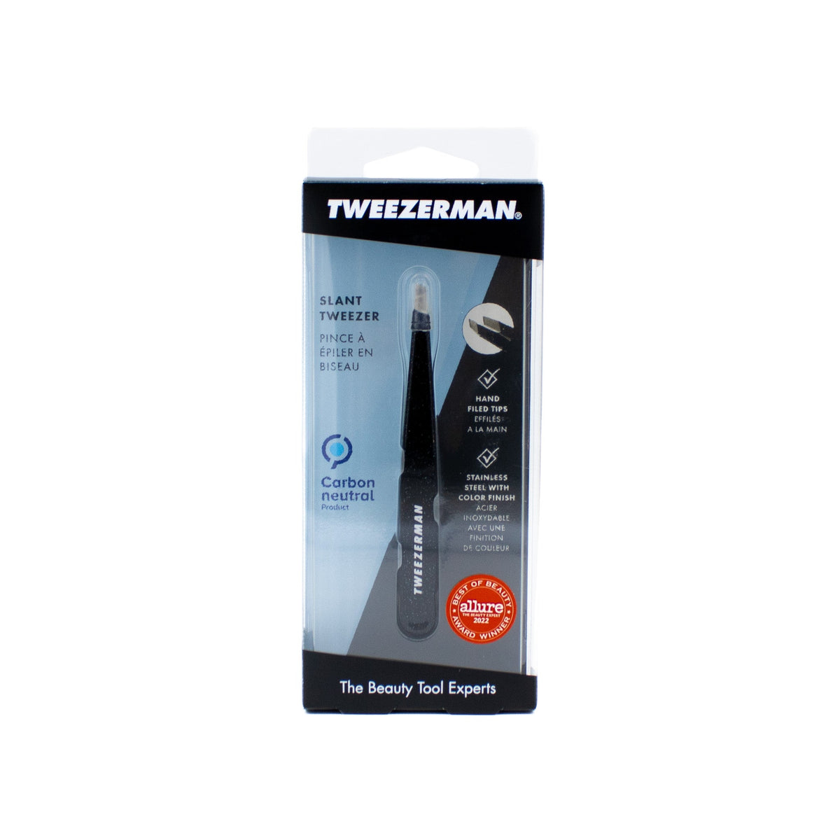 Tweezerman Full Slant Tweezer DUSTED ONYX - New