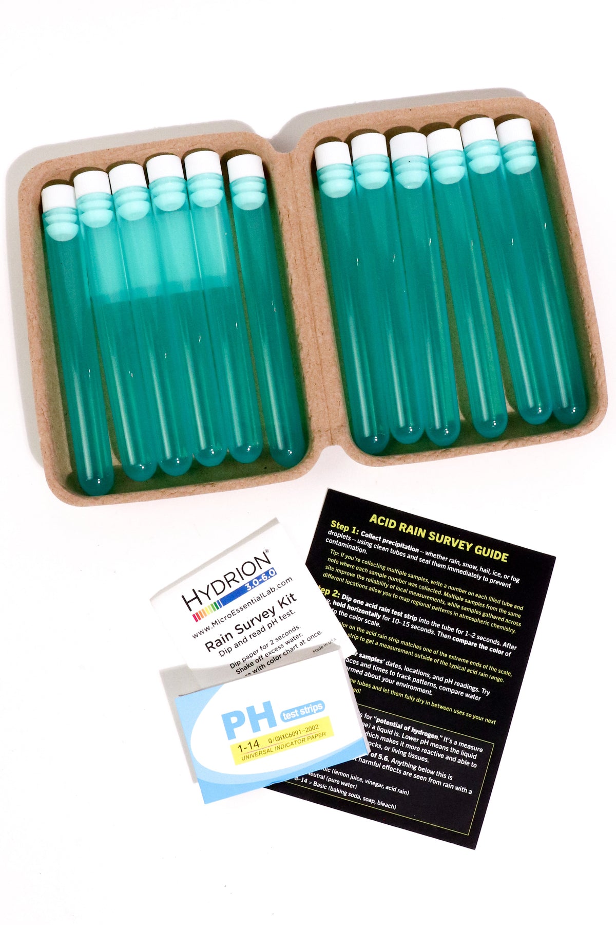 Acid Rain Science Kit — Test Real Rainwater at Home