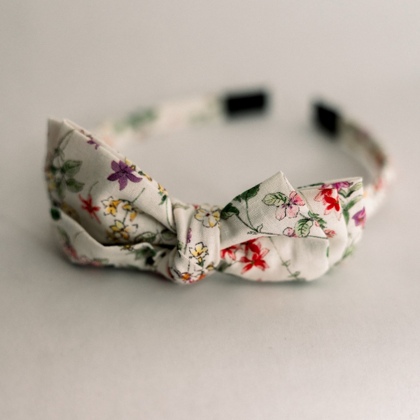 Three Little Bows Headband- Phlox