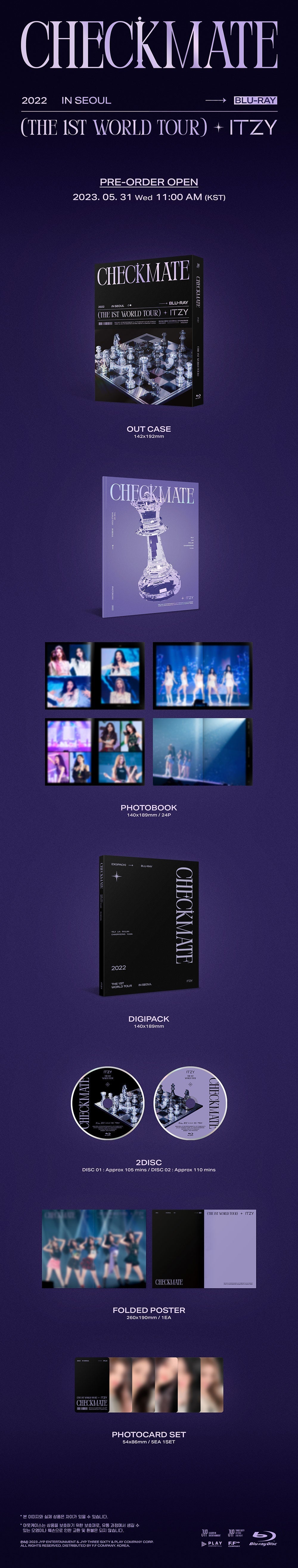 ITZY The 1st World Tour - Checkmate In Seoul 2022 Blu-Ray