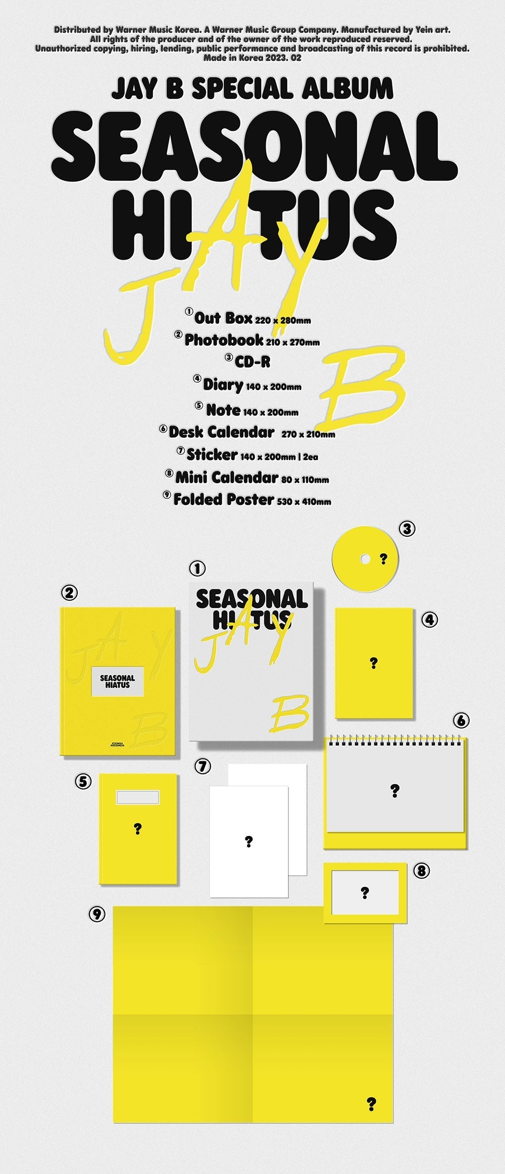 Got7 Jay B Special Album - Seasonal Hiatus