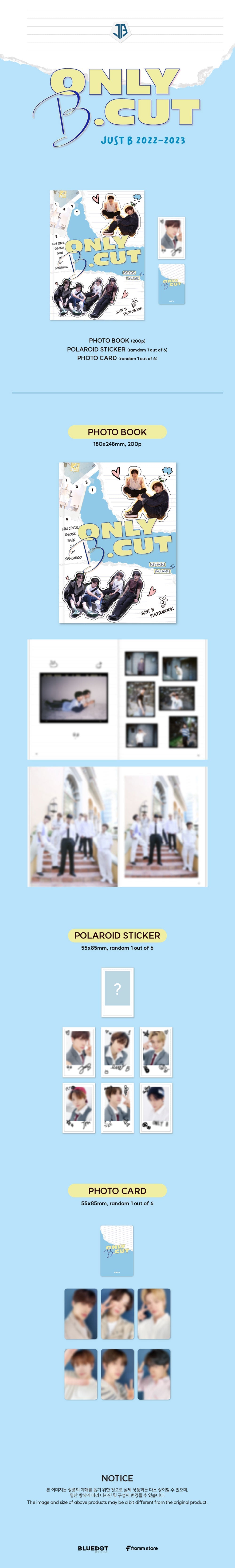 Just B 2022-2023 Only B.Cut Photo Book
