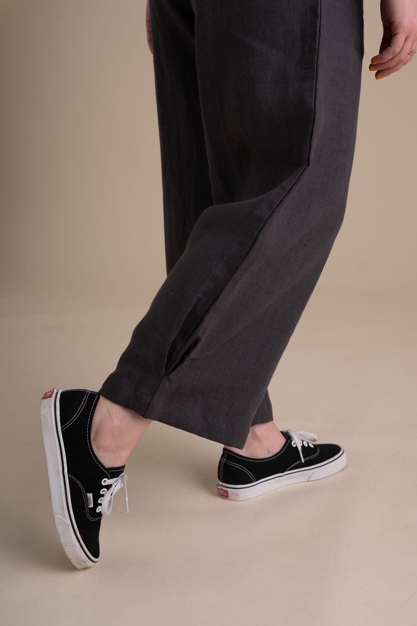Crescent Moon Pants in Stone