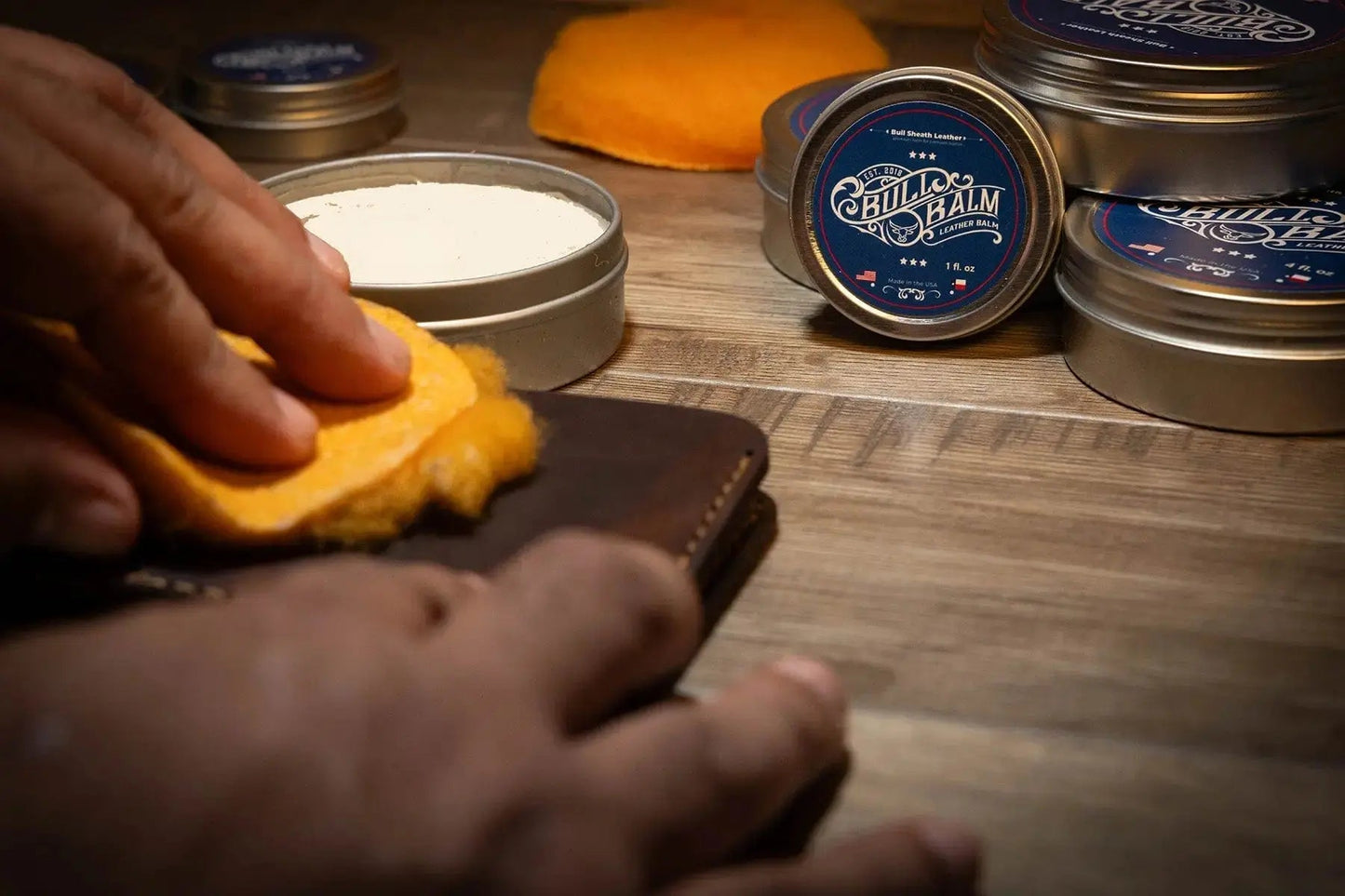 Leather Balm - "Bull Balm" Leather Conditioner - 4oz or 1 oz sizes