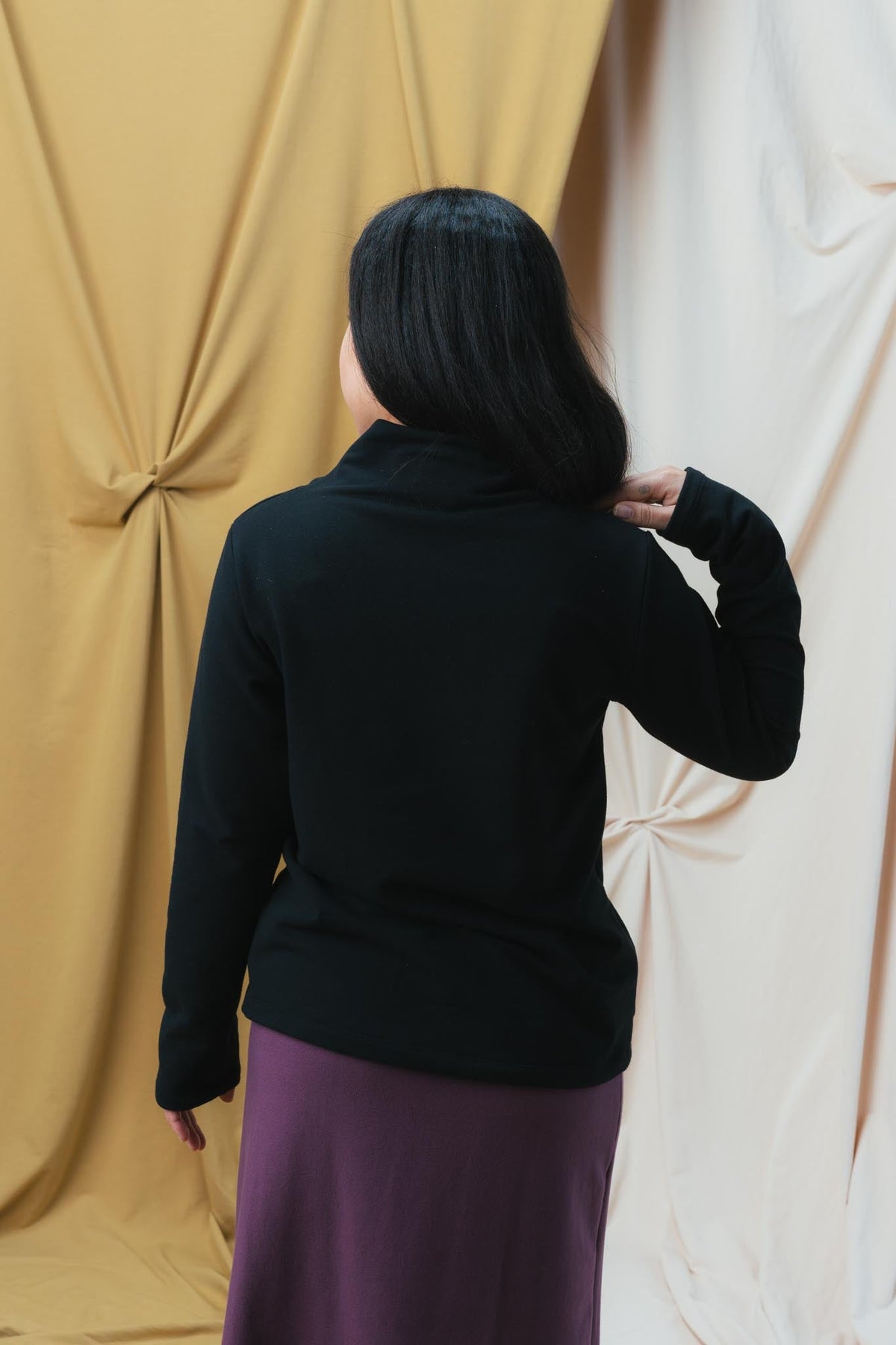Lillie Top (Updated) in Licorice