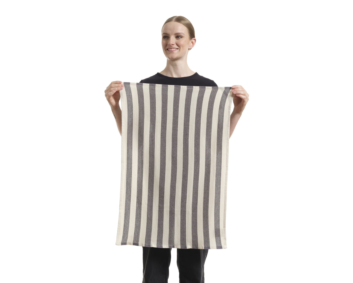 Kitchen Towels, Set of 4 - Cotton Flat Weave Set