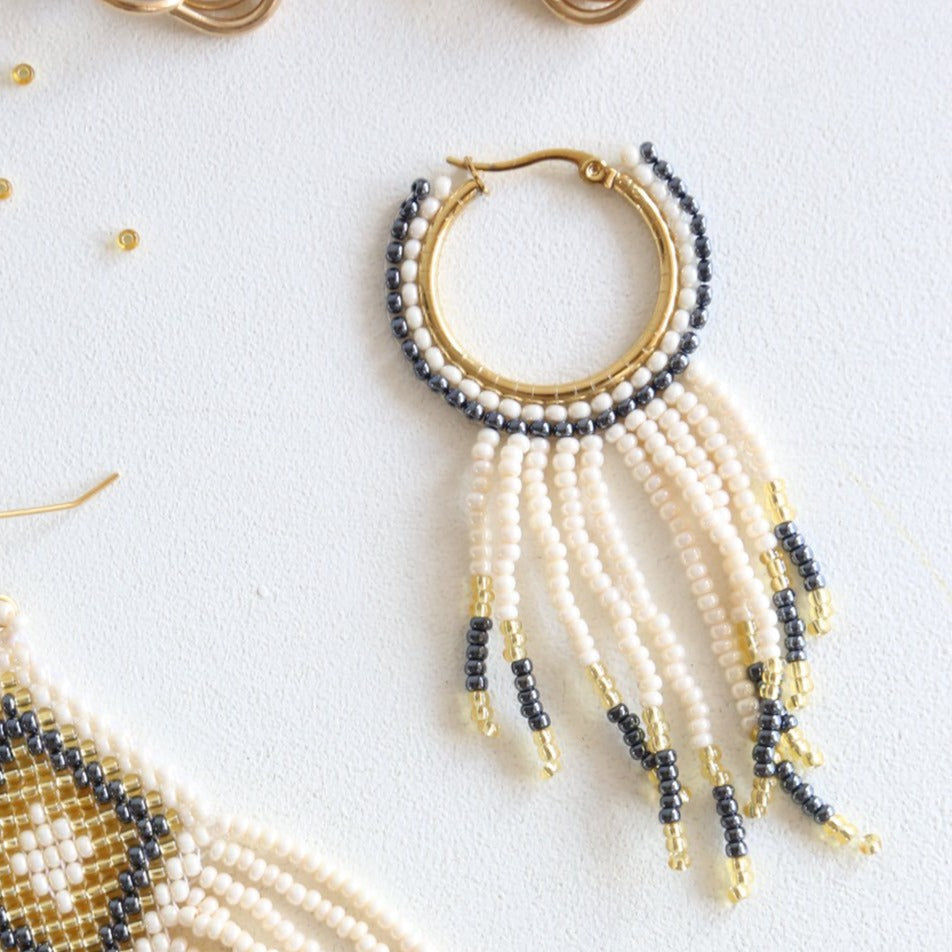 Marquee Fringe Embera Earrings