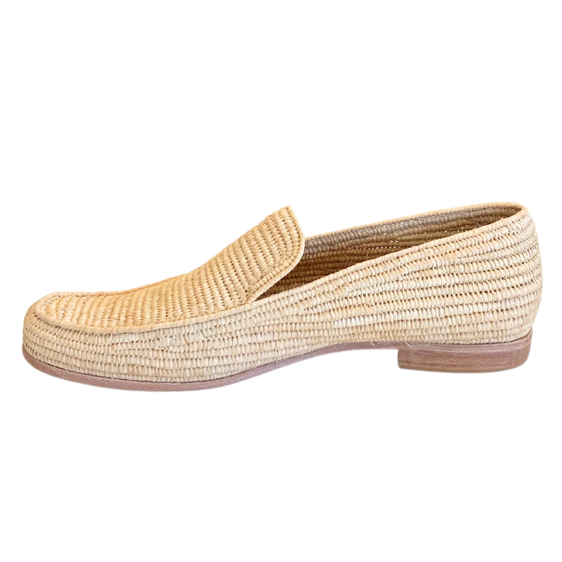Men's Raffia Loafer Natural - Osadia Concept Store