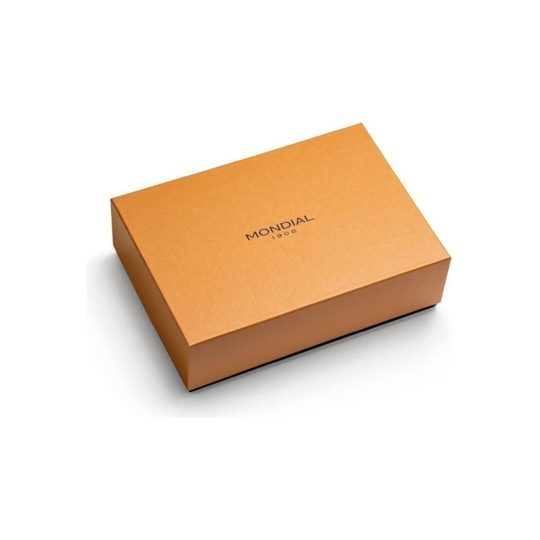 Mondial - 4-Piece Wet Shaving Set: 'Gibson' Ebony Resin With Bergamot & Neroli P/E-6