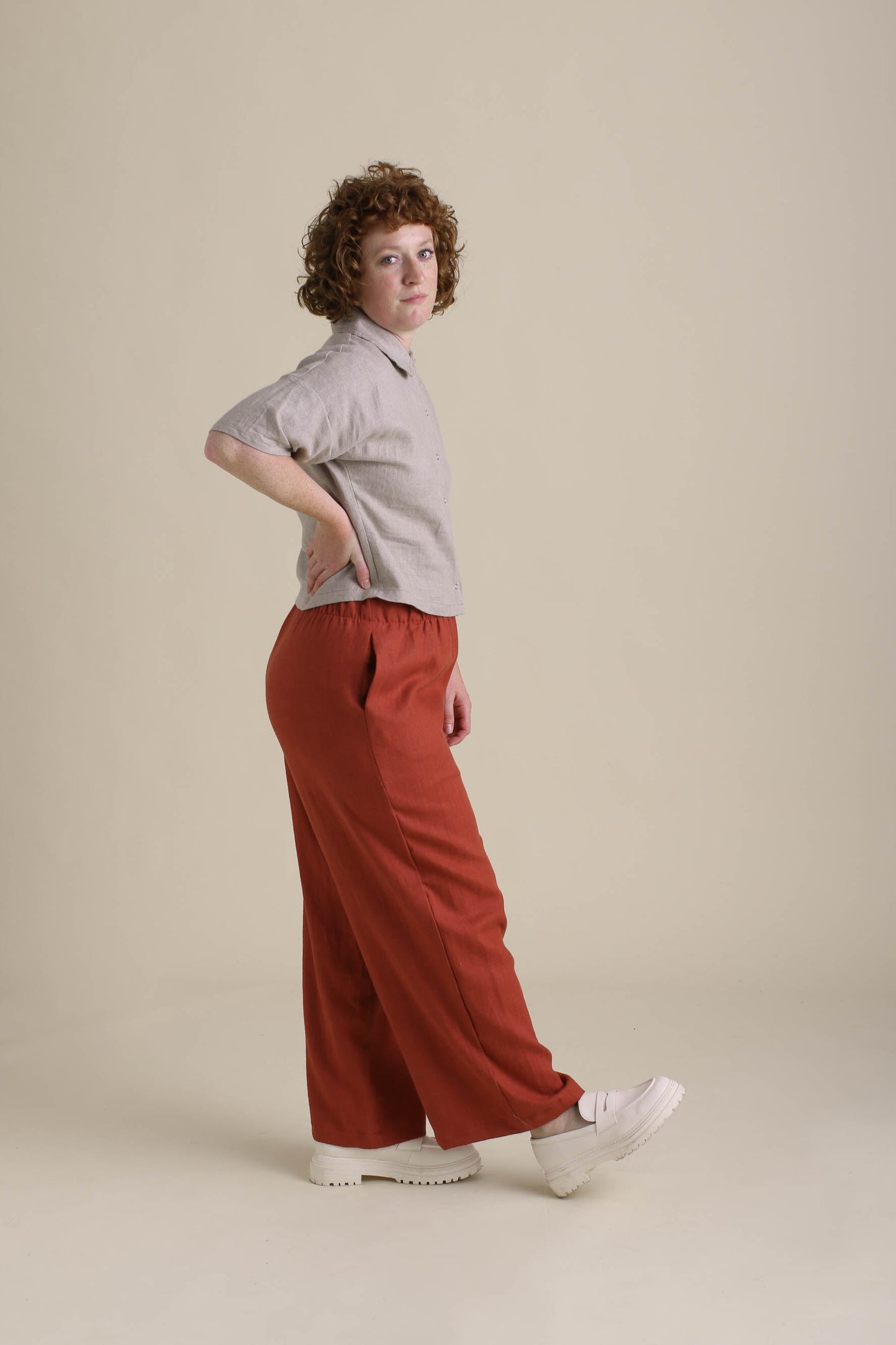 Sunset Pants in Paprika