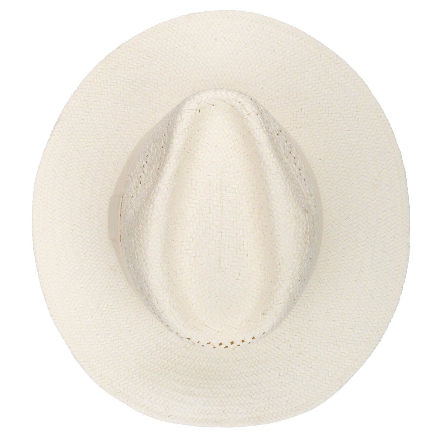 Mens Paperbraid Ivory Fedora