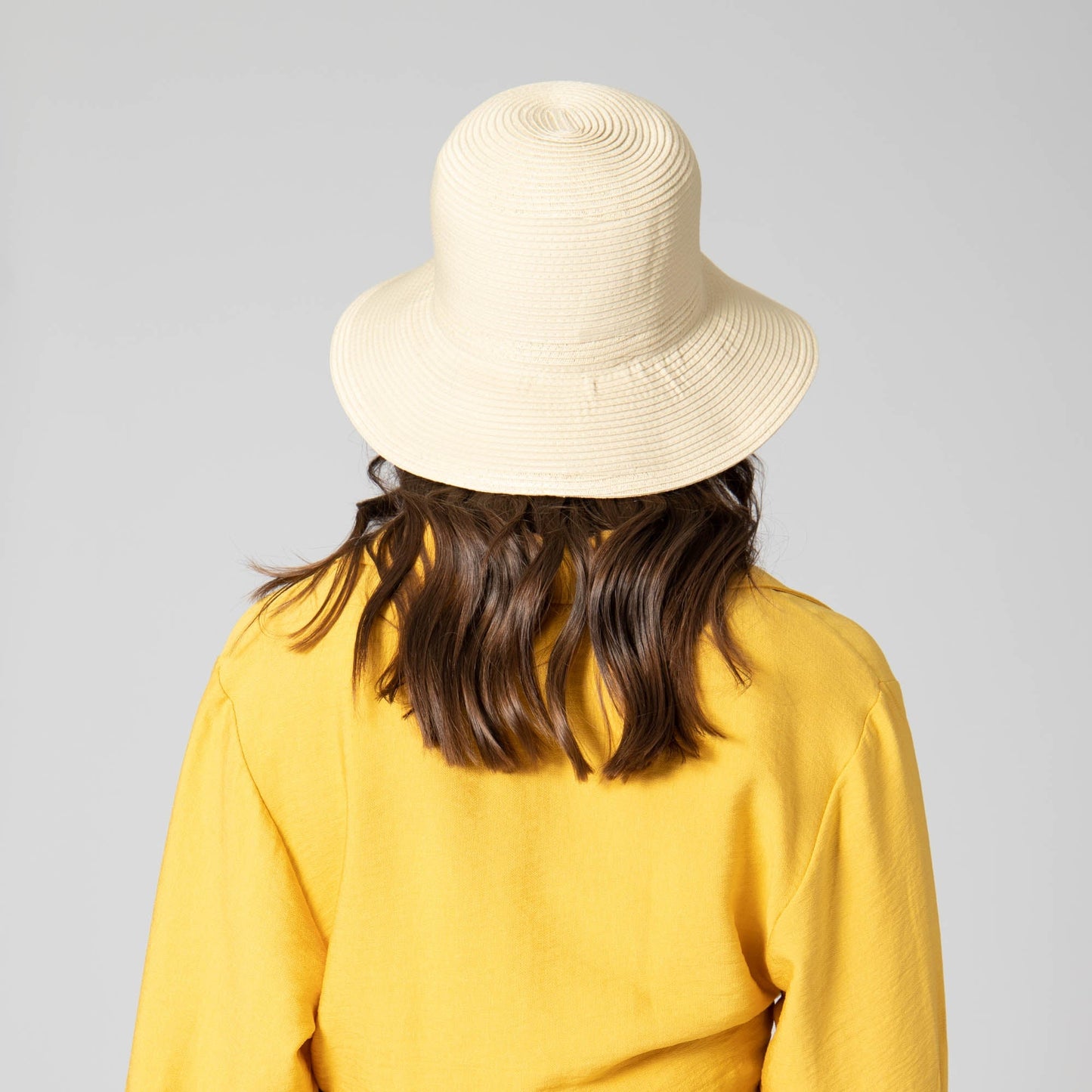 Women's Ribbon & Braided Bucket Hat