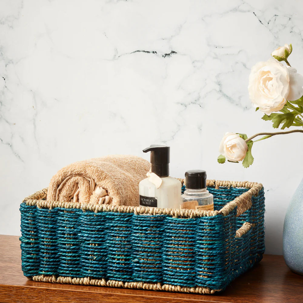 Utility Basket in Indigo Set of 2