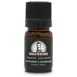 Educated Beards Peppermint & Cedarwood Beard Oil 5ml