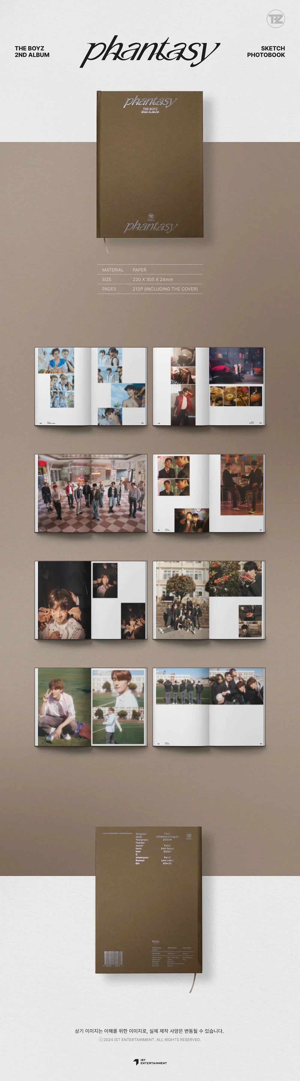 The Boyz 2nd Album Sketch - Phantasy