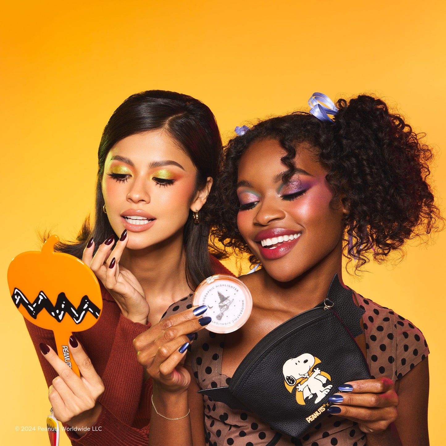 Peanuts Halloween | Count Snoopy Cosmetic Bag Set with Gems - Osadia Concept Store