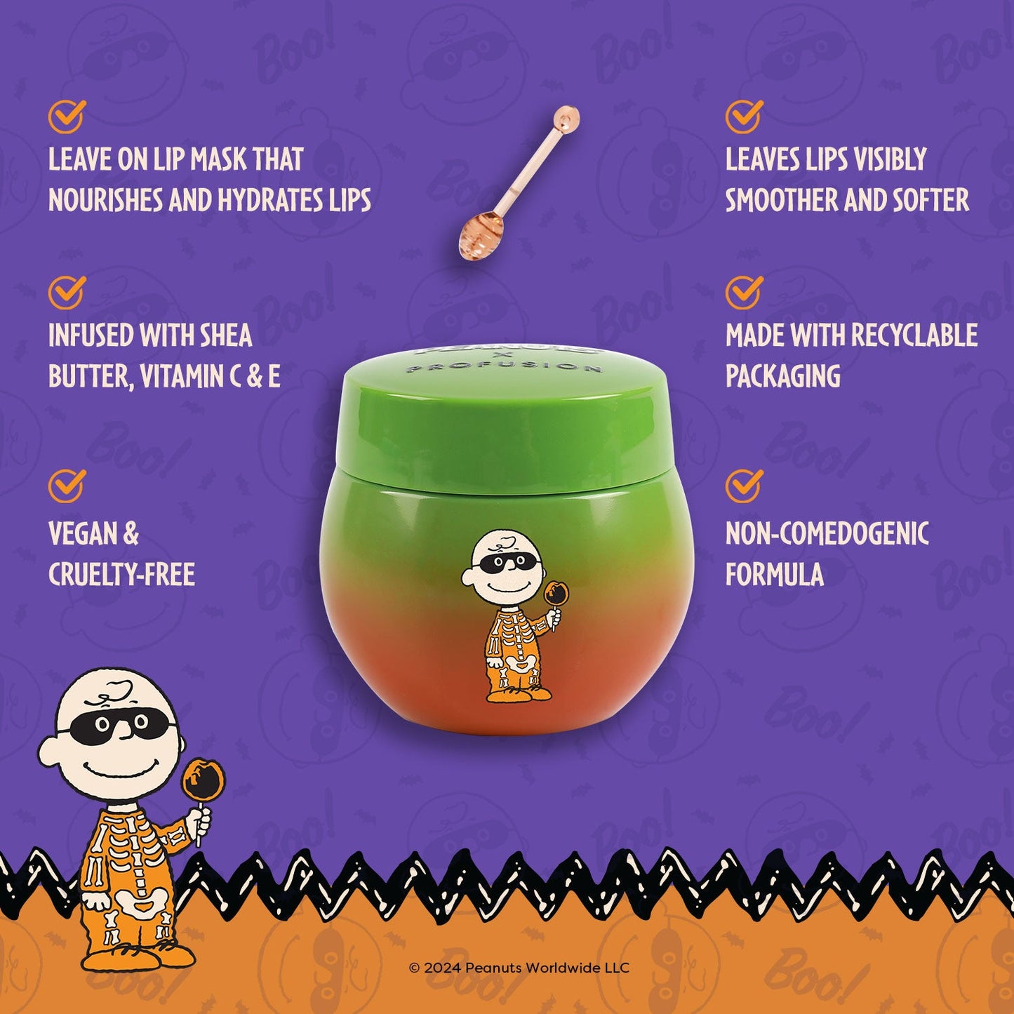 Peanuts Halloween | Apple Bobbing Overnight Lip Mask - Osadia Concept Store