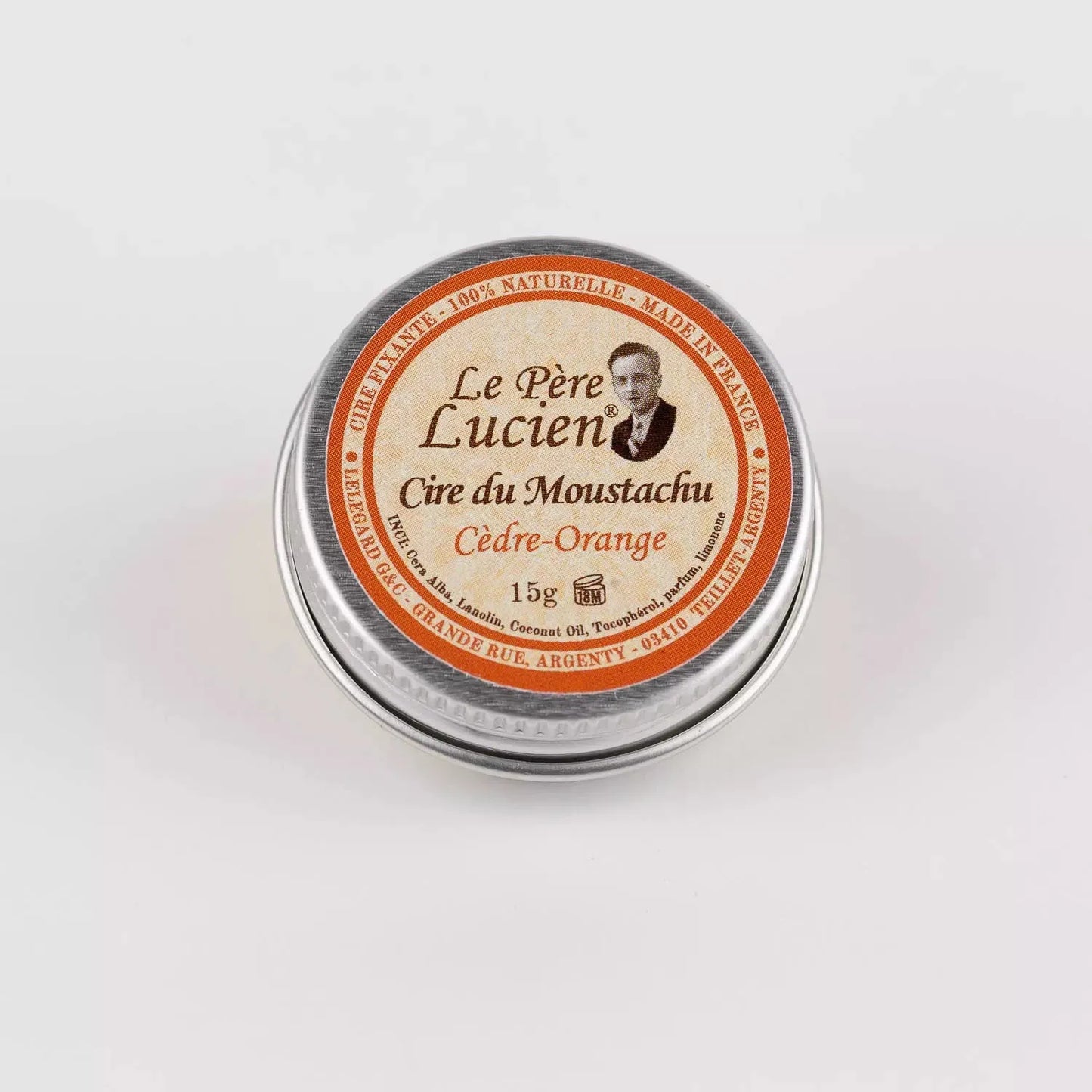 Le Pere Lucien Cedre-Orange 100% Natural Mustache Wax 30Ml