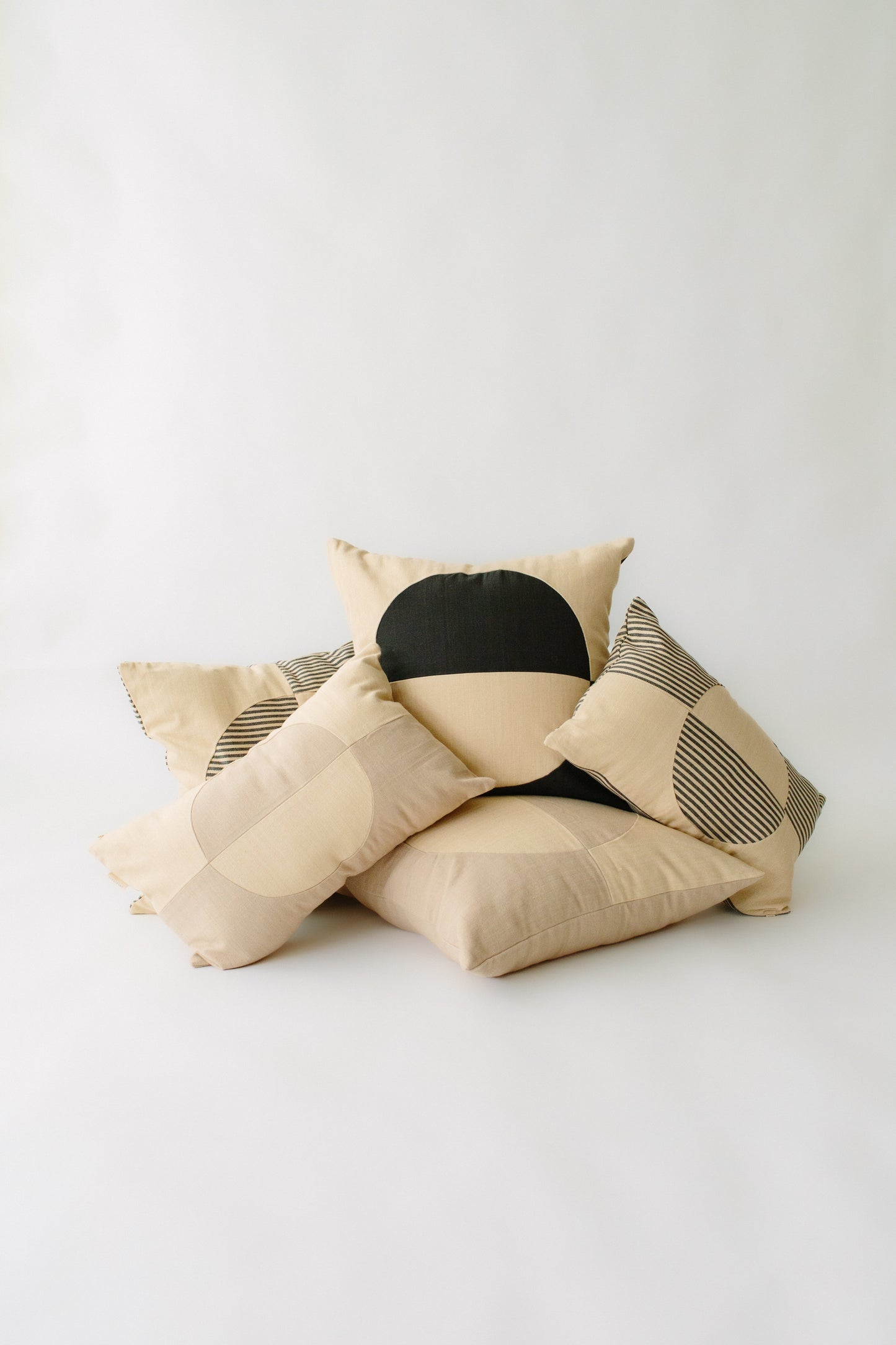 LOOM Imports Stripe Moon Lumbar Pillow