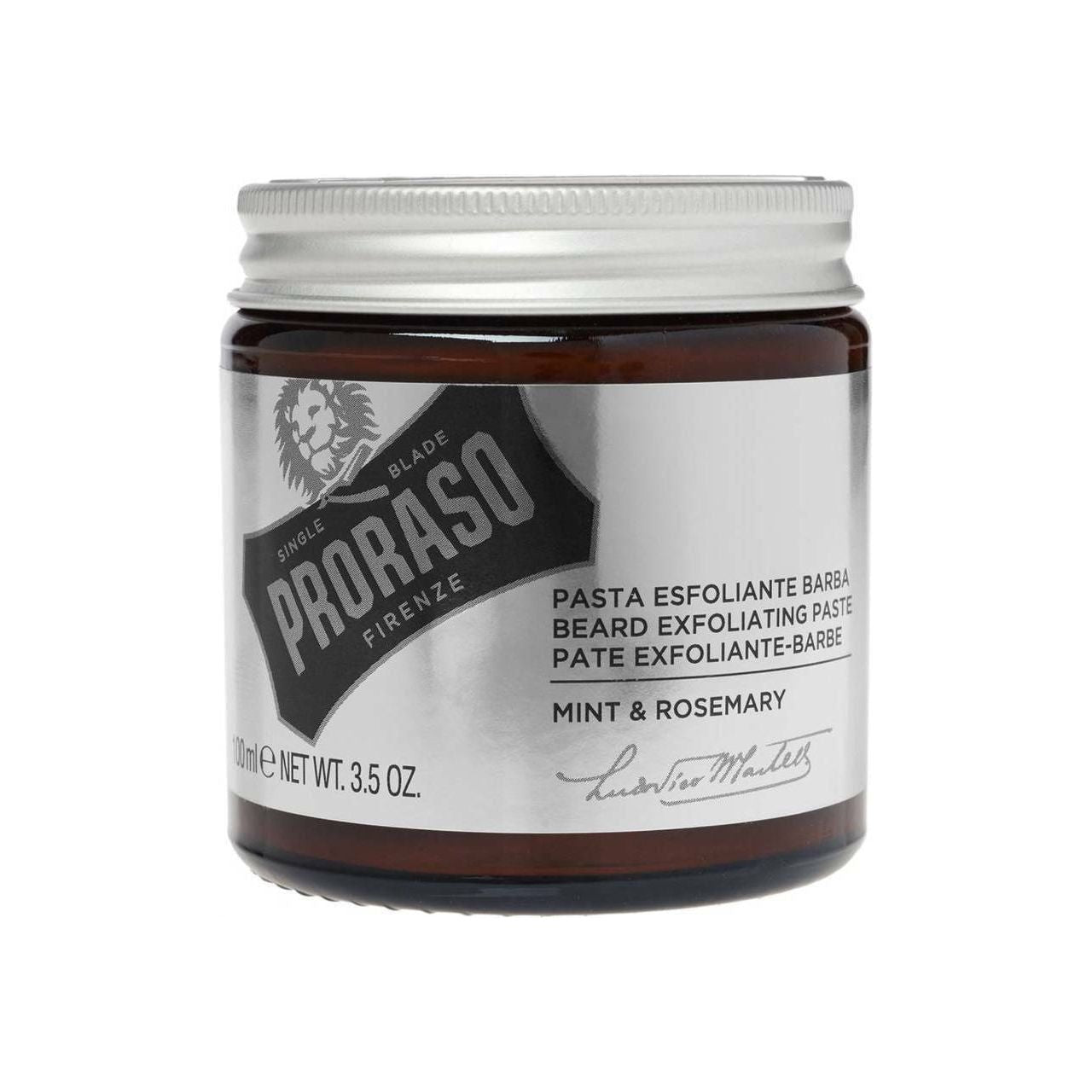 Proraso Beard Exfoliating Paste Mint & Rosemary 3.5 Oz