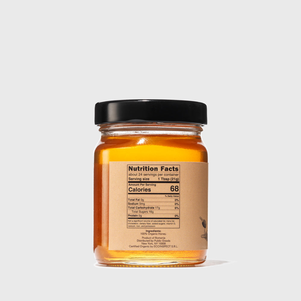 Organic Linden Flower Raw Honey - Osadia Concept Store