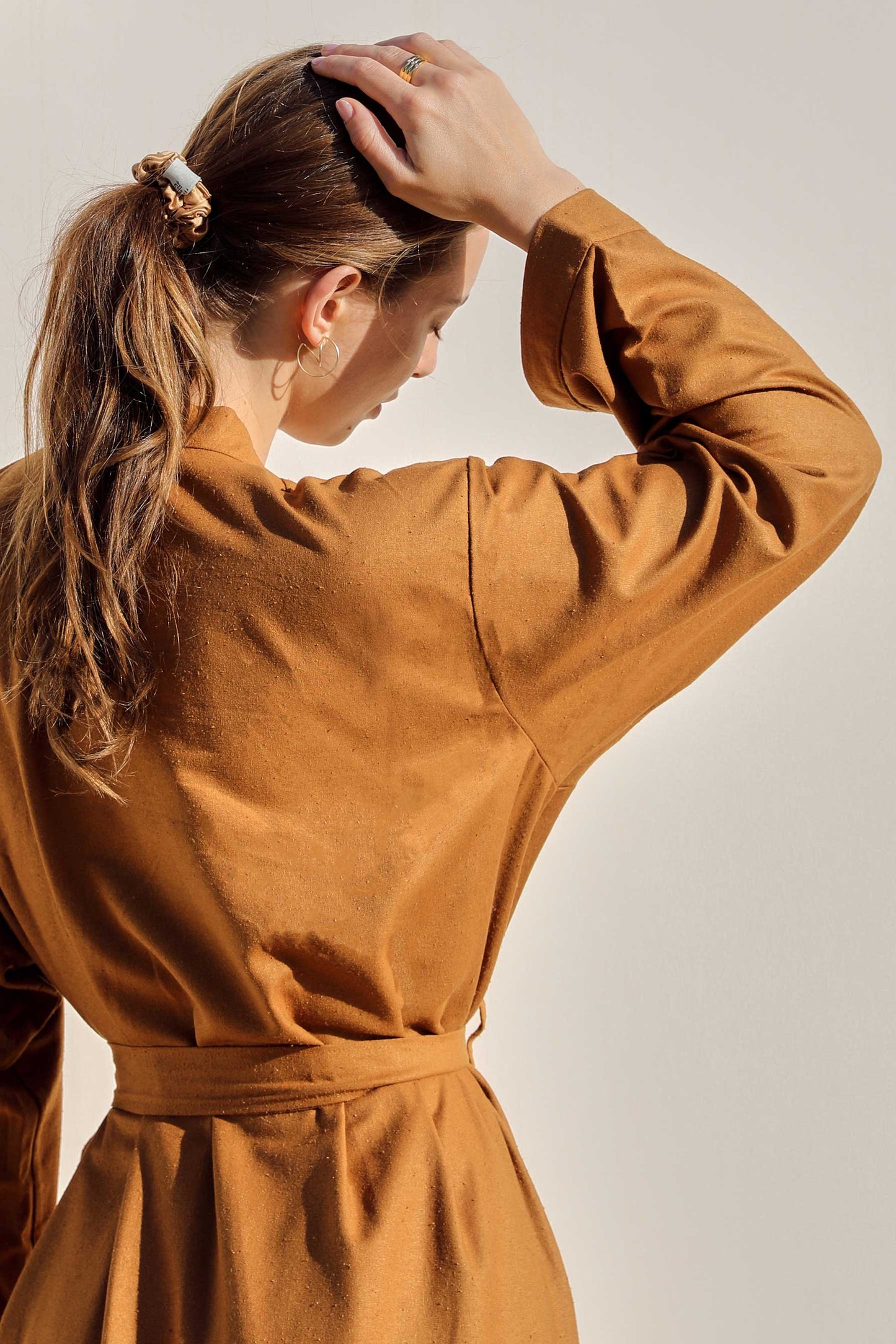 Raw Silk Robe