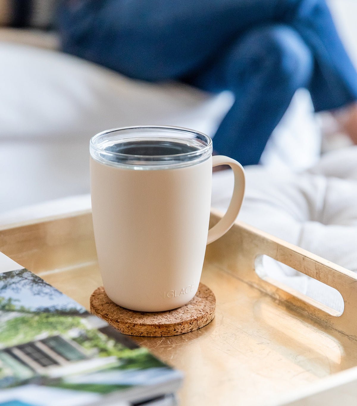 Coffee Cup in Sand