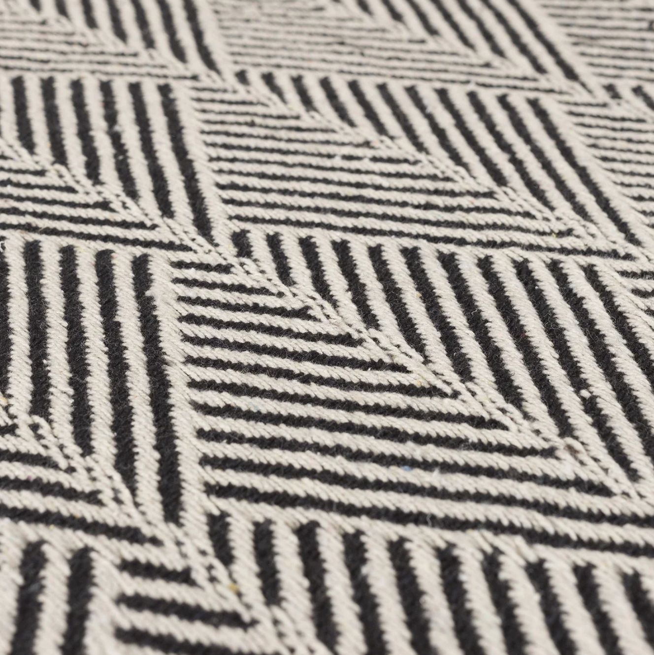 Big Herringbone Knit Cotton Throw Blanket