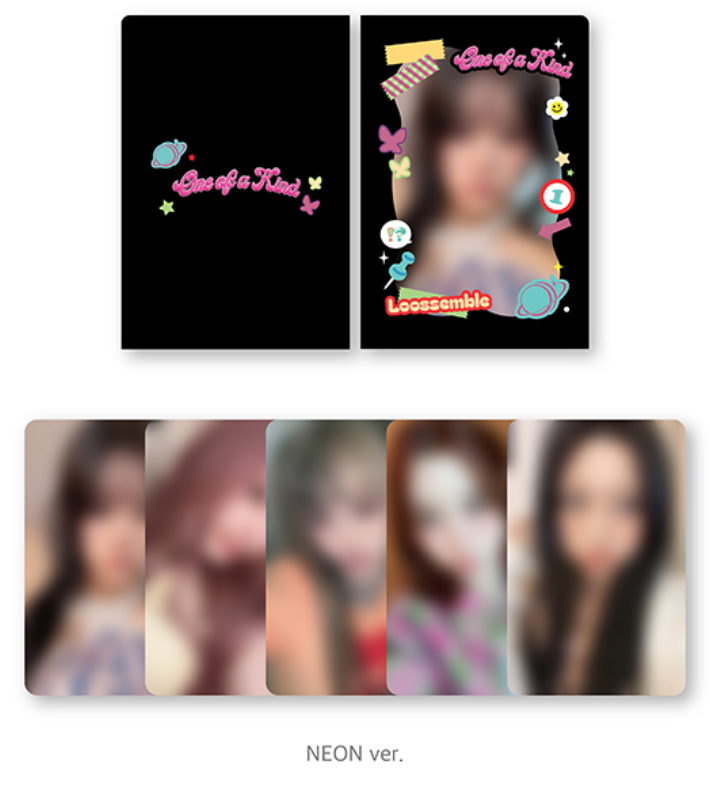 Loossemble - One Of A Kind 2nd Mini Album Official MD Mini L-Holder & Photocard Set