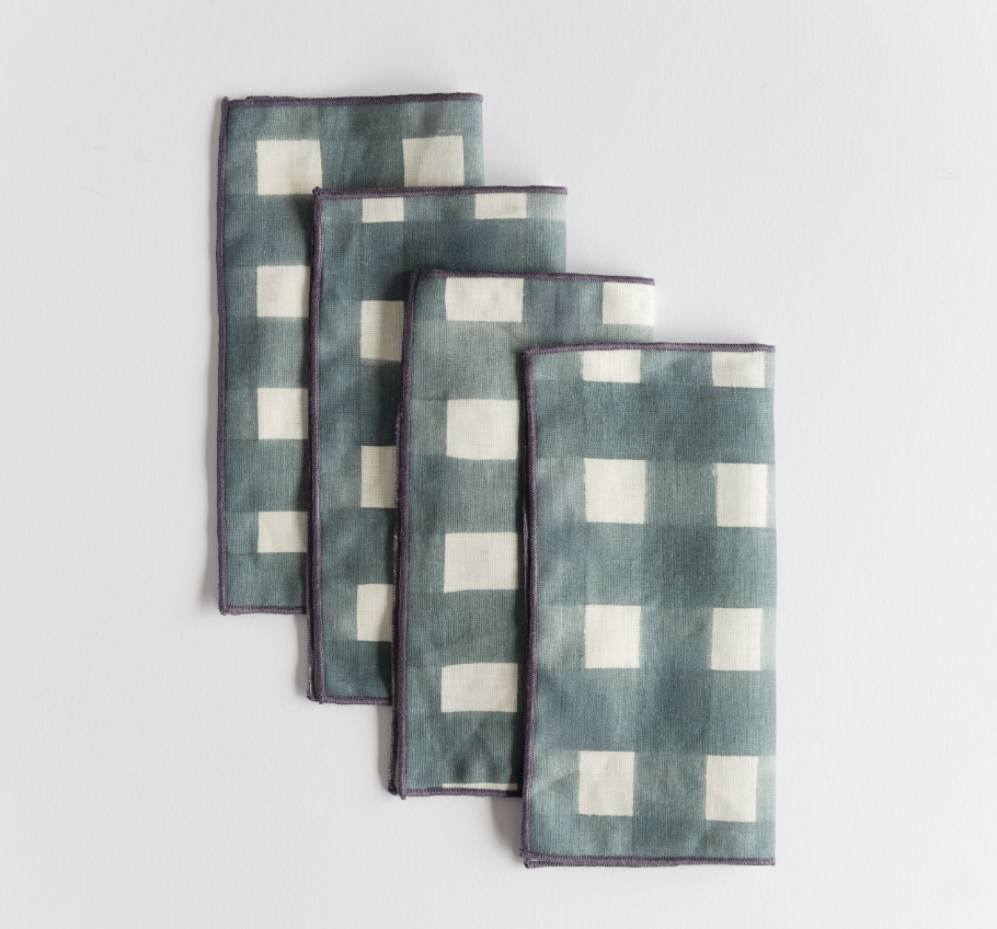 Blue Cocktail Napkins