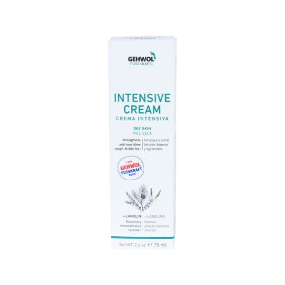 Gehwol Fusskraft Blue Foot Intensiva Cream for Dry Rough Skin 2.6 oz