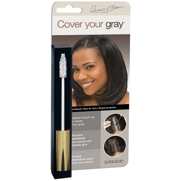 Irene Gari Cover Your Gray Brush In Black 0.25 oz