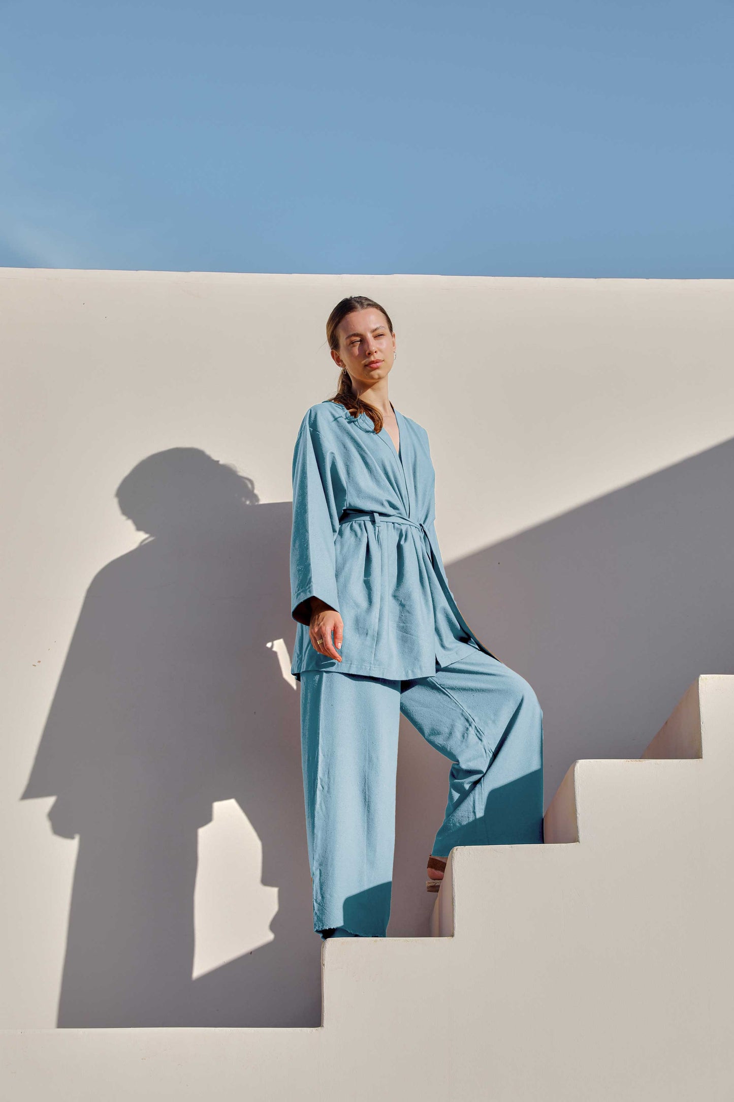 Raw Silk Robe